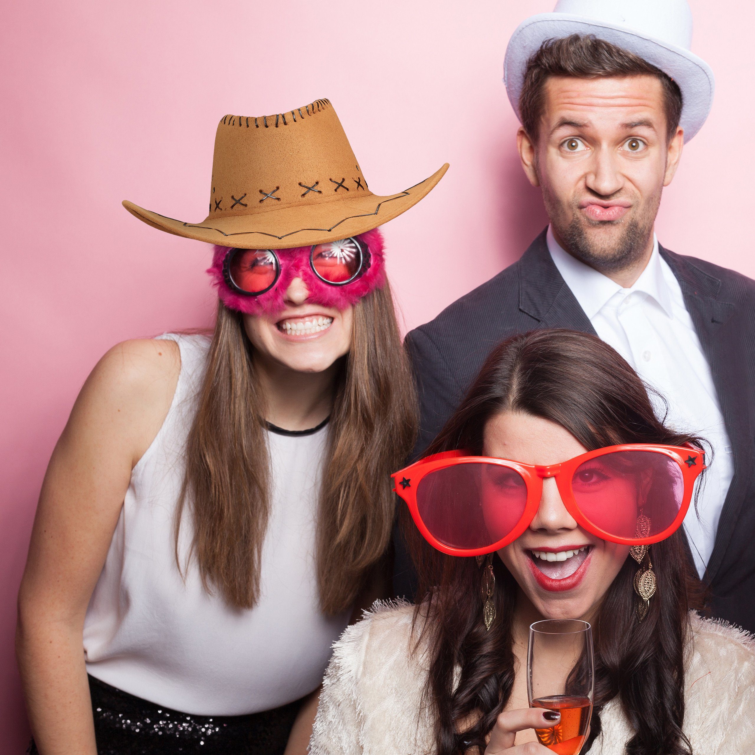 relaxdays Cowboyhut 2 x Cowboyhut Fasching günstig online kaufen