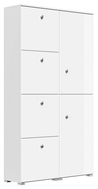 Magnolia Home Schuhschrank Schuhschrank Comfort 4 Klappen 32 Paar 105x187 c günstig online kaufen