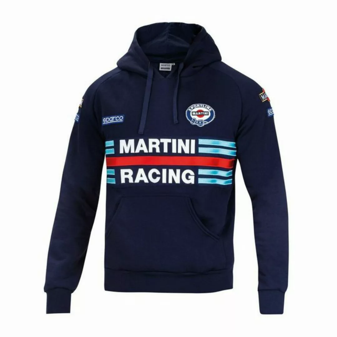 sparco Sweater Herren Sweater mit Kapuze Sparco Martini Racing Marineblau günstig online kaufen