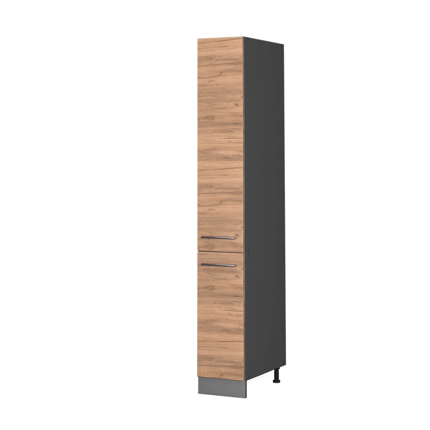 Vicco Hochschrank Fame-Line, Goldkraft Eiche/Anthrazit, 30 günstig online kaufen