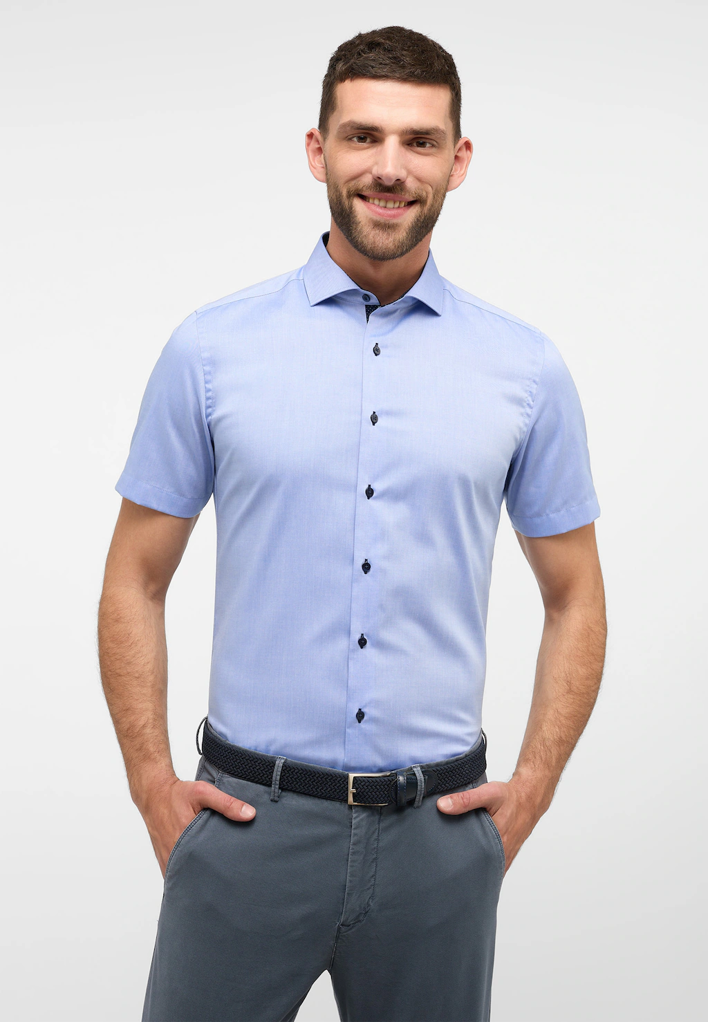 Eterna Kurzarmhemd "SLIM FIT", NON IRON (bügelfrei) günstig online kaufen