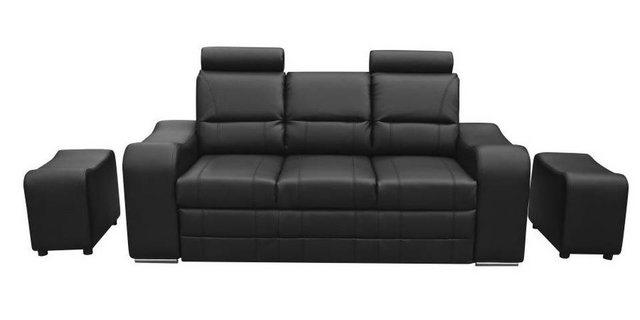 Xlmoebel Ecksofa 3-Sitzer Schlafsofa mit Klappfunktion und Bettkasten, umwa günstig online kaufen