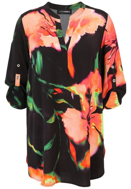 Doris Streich Klassische Bluse mit Blüten-Print günstig online kaufen