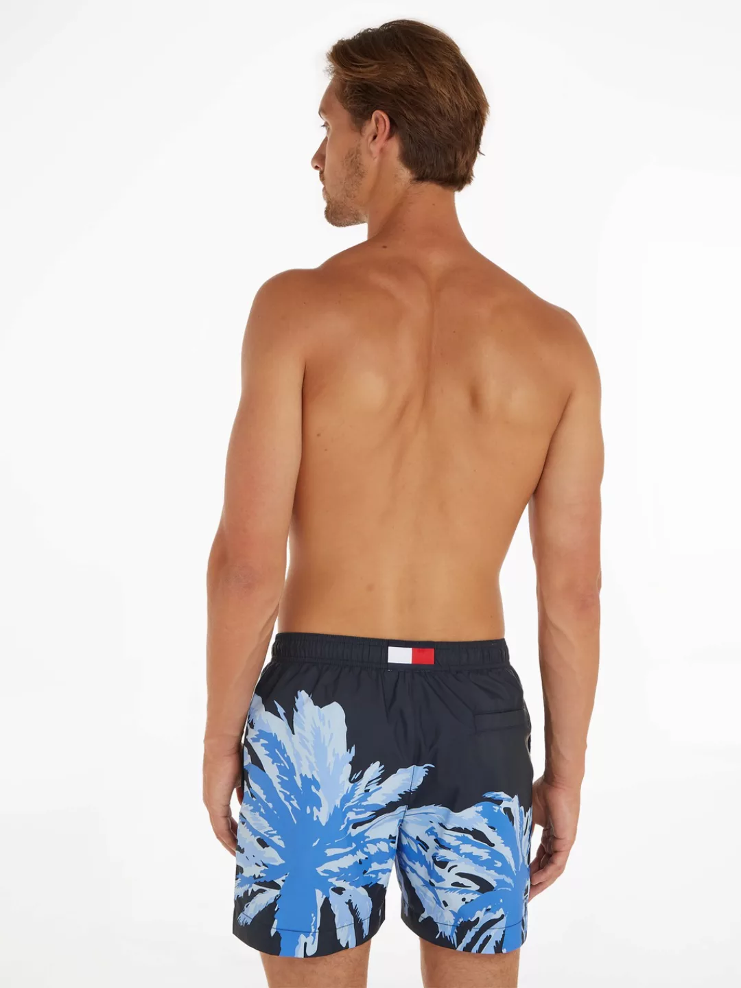 Tommy Hilfiger Swimwear Badeshorts "MEDIUM DRAWSTRING PLACED", mit Palmenpr günstig online kaufen