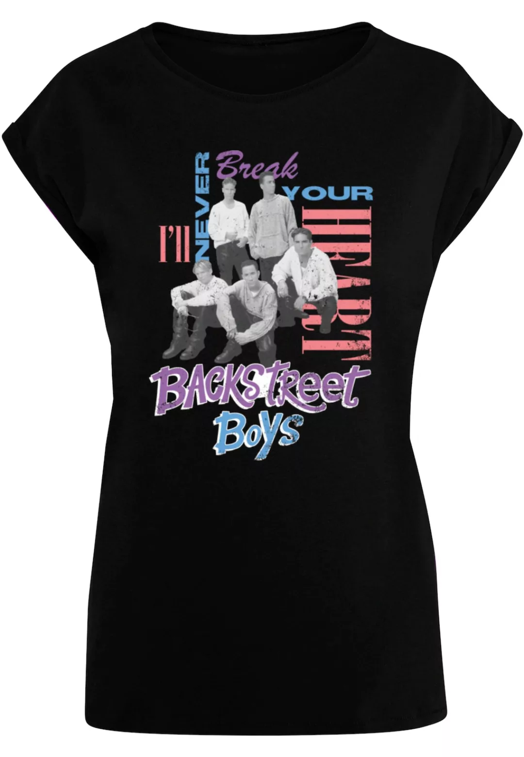 Merchcode T-Shirt "Merchcode Damen Ladies Backstreet Boys - INBYH T-Shirt" günstig online kaufen