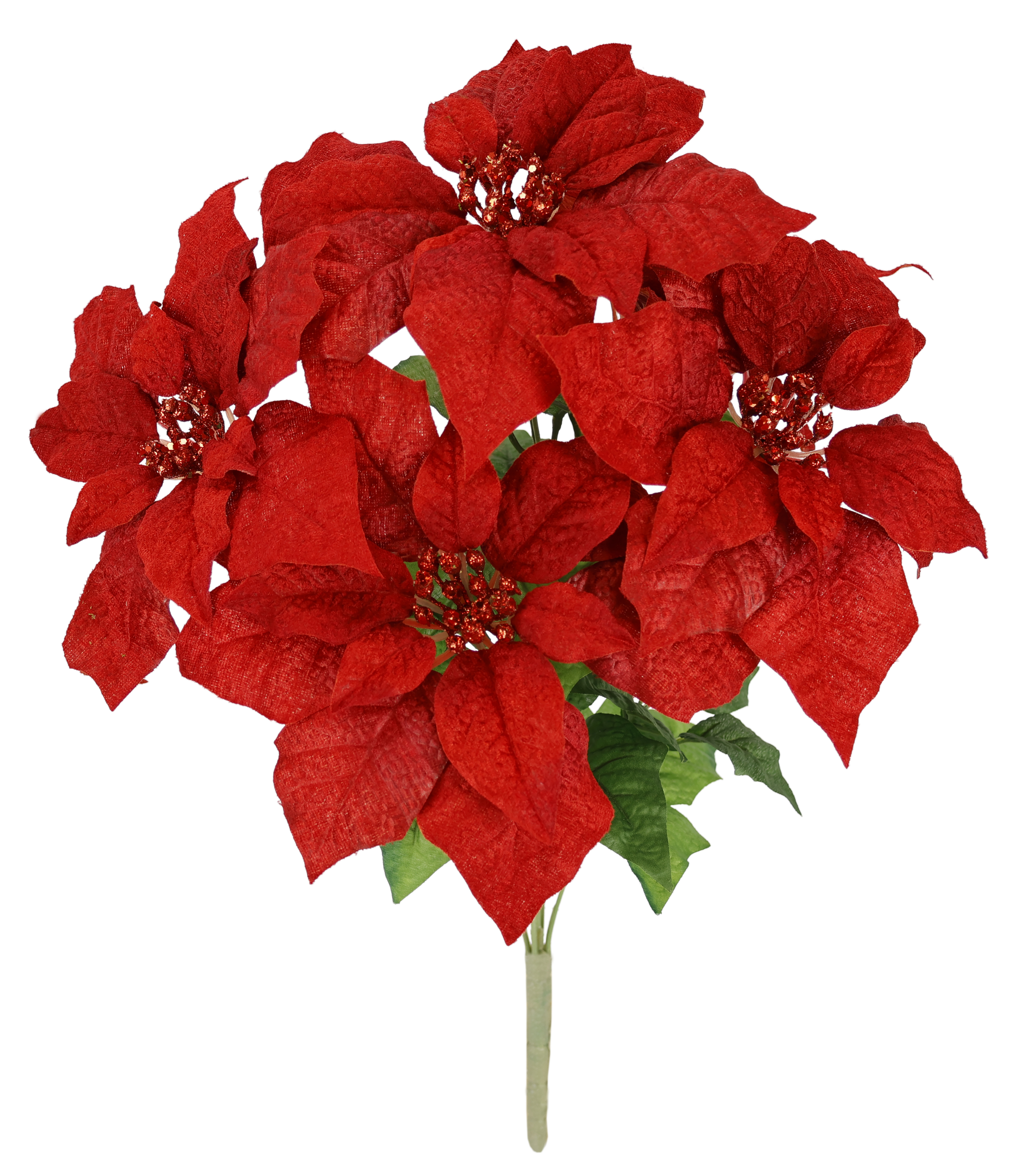 I.GE.A. Kunstblumenstrauß »Bouquet Poinsettia«, Weihnachtsstern Christstern günstig online kaufen