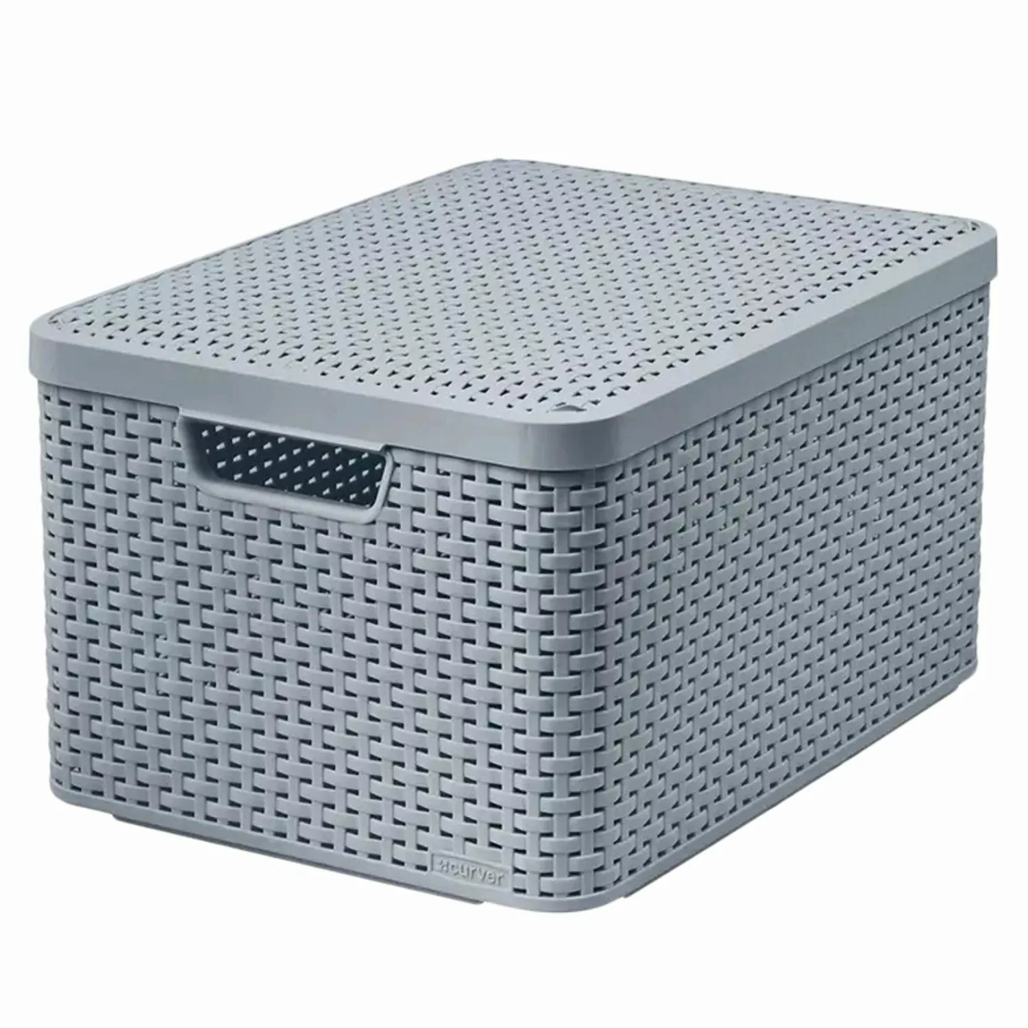 Curver Aufbewahrungskorb, Aufbewahrungsbox mit Deckel 44,5 günstig online kaufen