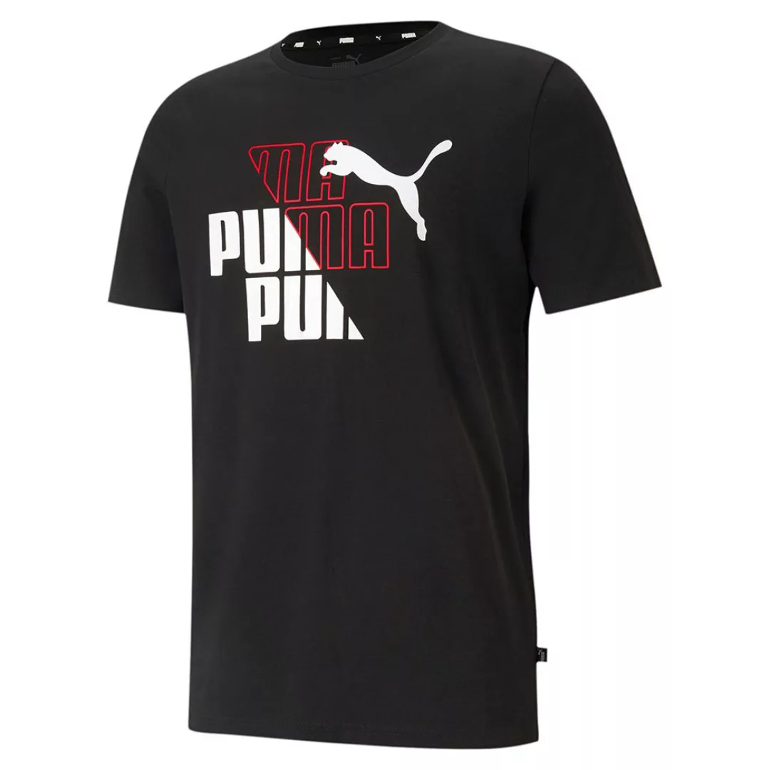 Puma Graphic Kurzarm T-shirt S Puma Black / Puma Red günstig online kaufen
