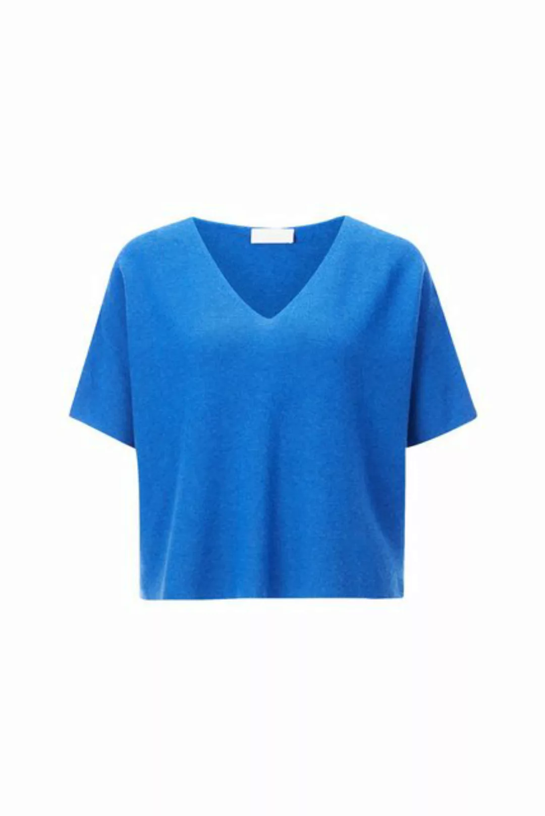 Rich & Royal Sweatshirt finegauge seamless pullover GRS, azzure blue günstig online kaufen