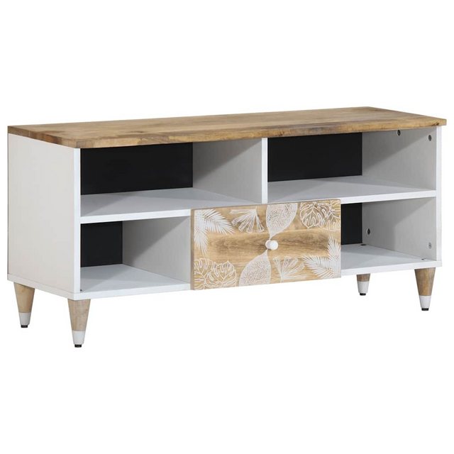 vidaXL TV-Schrank TV-Schrank 100x33,5x46 cm Massivholz (1-St) günstig online kaufen