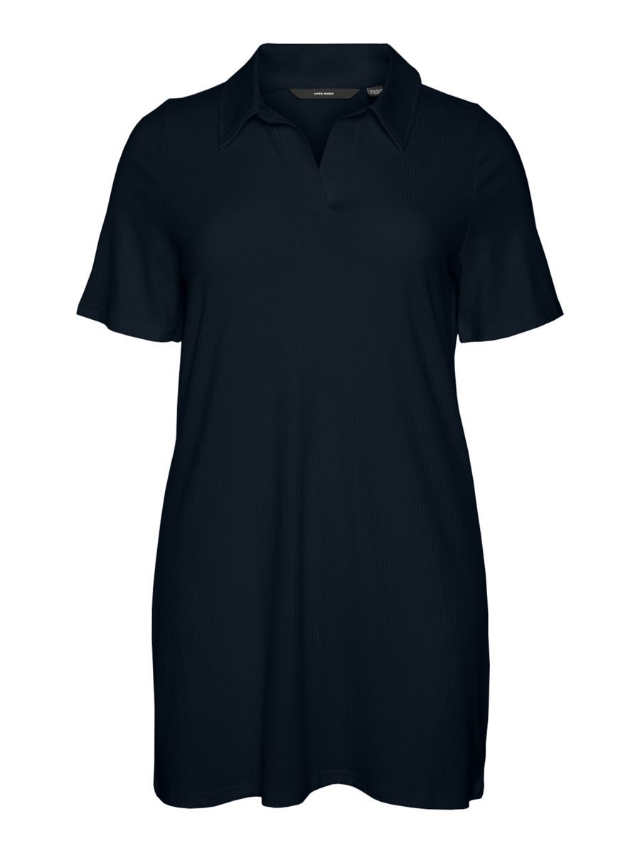 VERO MODA Polo Kurzkleid Damen Schwarz günstig online kaufen