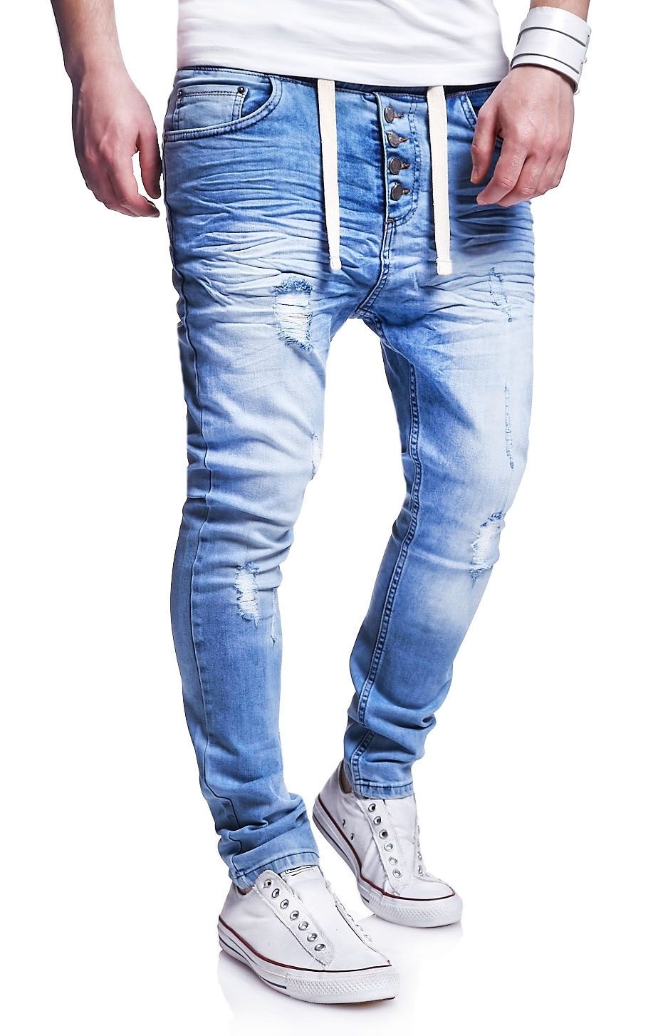 behype Slim-fit-Jeans "Mood", im coolen Jogger-Stil günstig online kaufen