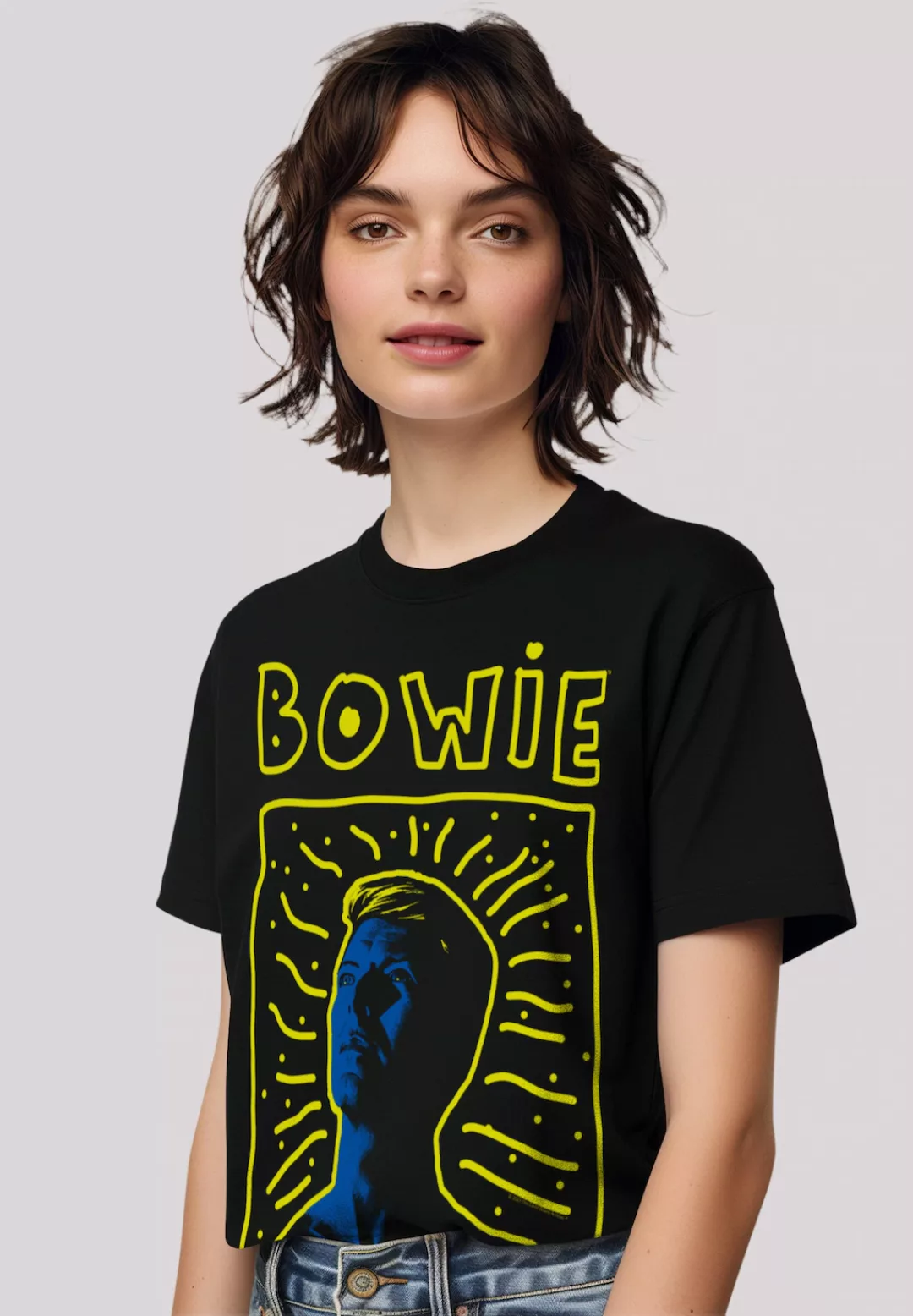 F4NT4STIC T-Shirt "David Bowie 90s Frame", Premium Qualität günstig online kaufen