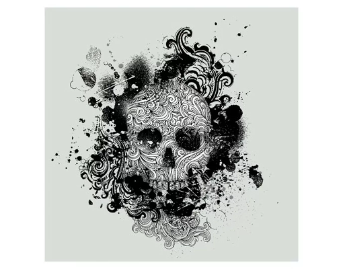 Fensterfolie Skull Grunge günstig online kaufen