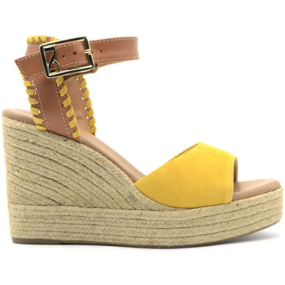 NeroGiardini  Sandalen sandalo con zeppa in corda günstig online kaufen