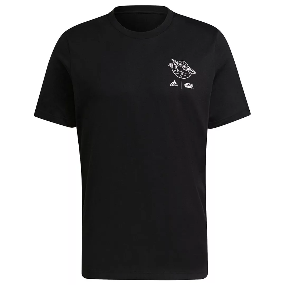 adidas Training – T-Shirt in Schwarz mit Star Wars Yoda-Print auf dem Rücke günstig online kaufen