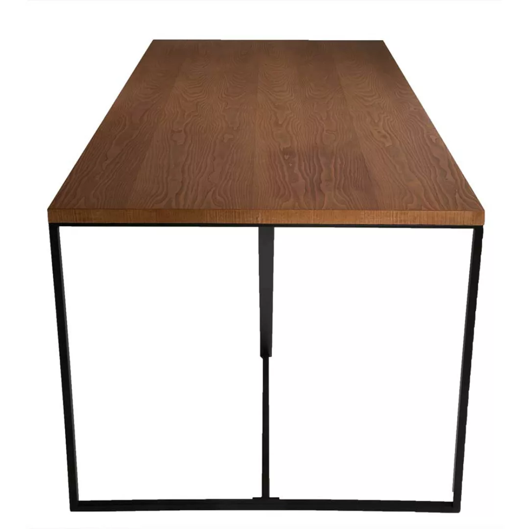 Tisch Esszimmer im Industrie und Loft Stil Bügelgestell günstig online kaufen