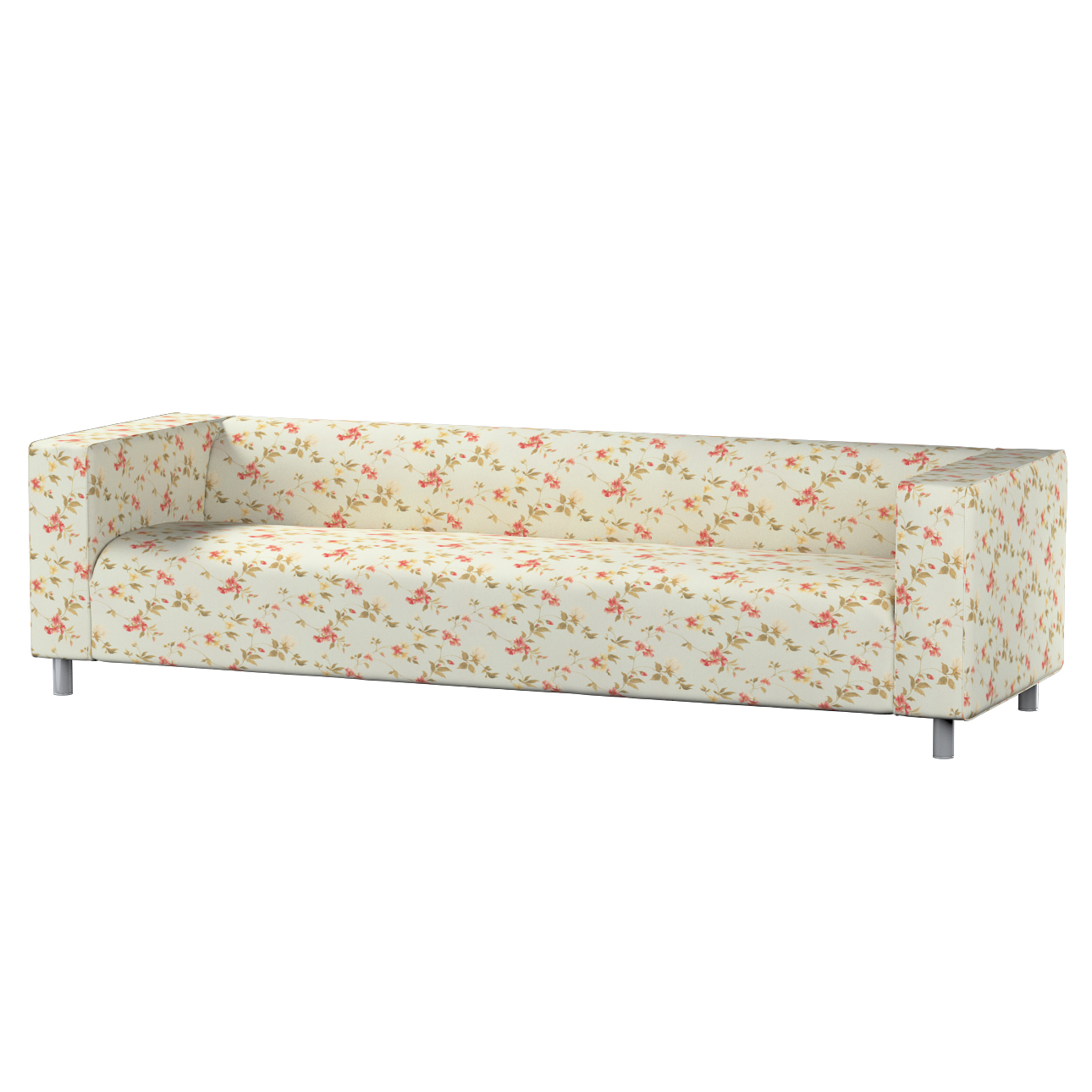 Bezug für Klippan 4-Sitzer Sofa, blau-rosa, Bezug für Klippan 4-Sitzer, Lon günstig online kaufen