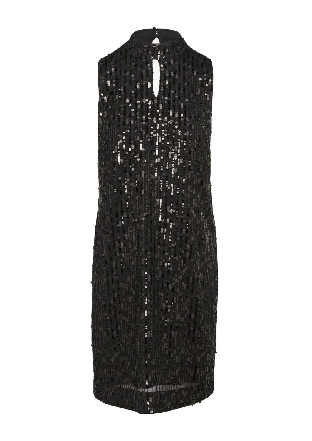 Comma Paillettenkleid Paillettenkleid (1-tlg) ärmellos, Pailletten, günstig online kaufen