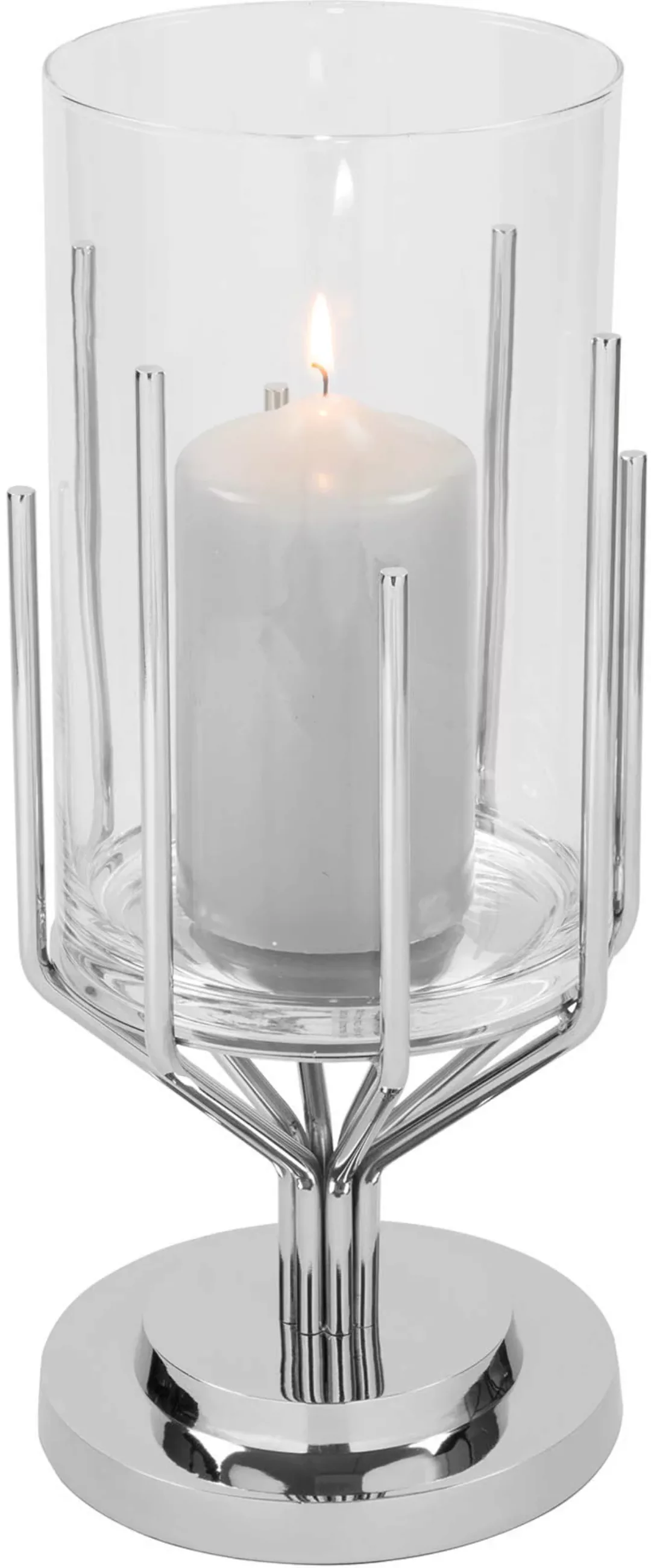 Fink Windlicht »LUXOR«, (1 St.), Silberfarben - aus Aluminium, Edelstahl un günstig online kaufen