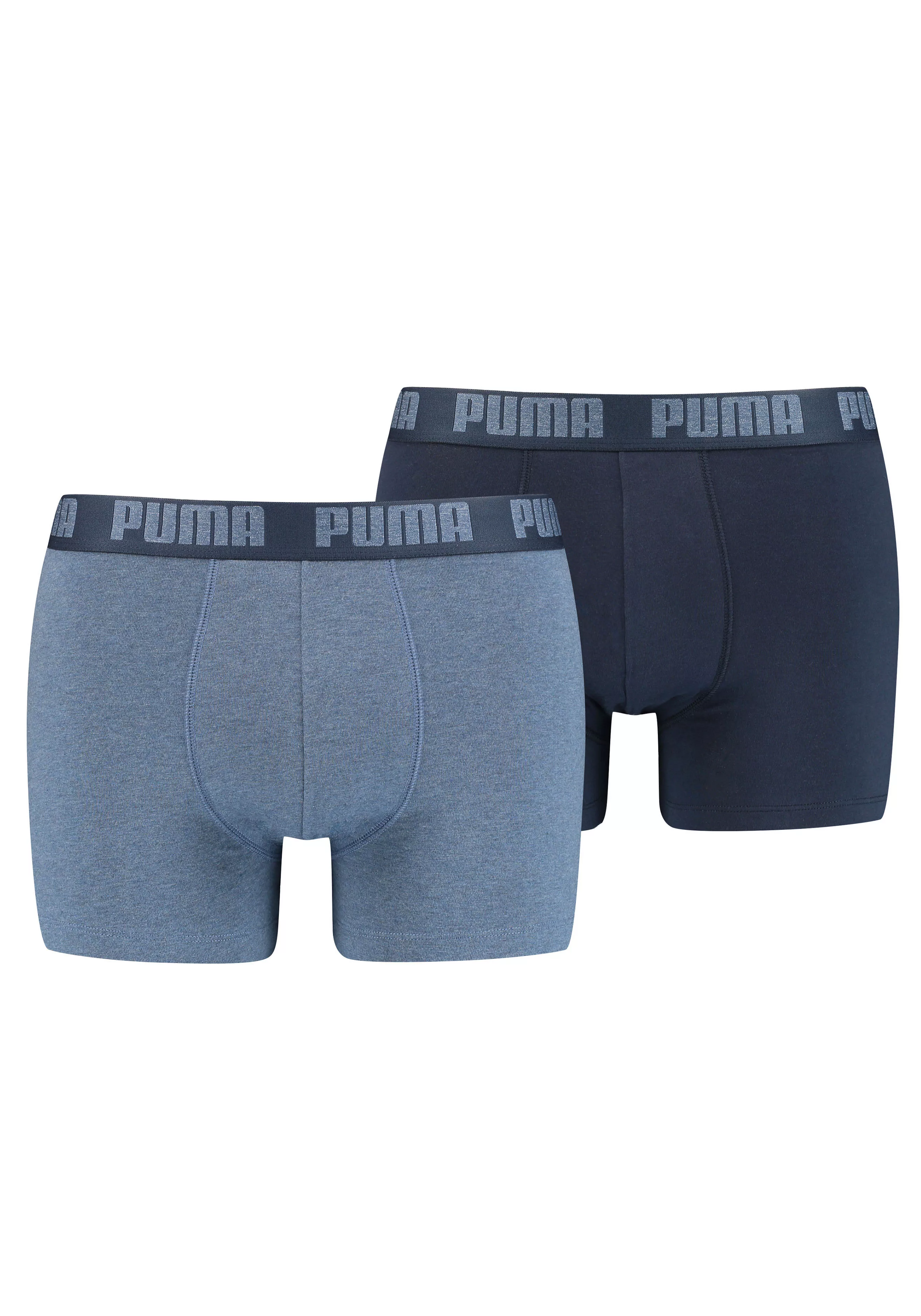 Puma 2-er Set Basic Boxer Blau günstig online kaufen