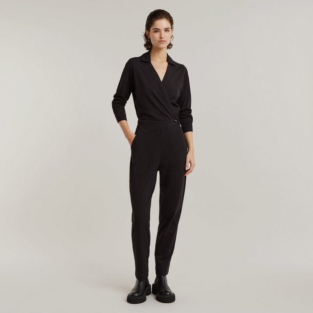 G-STAR Jumpsuit Shirt Jumpsuit elastische Taille mit Knopf günstig online kaufen