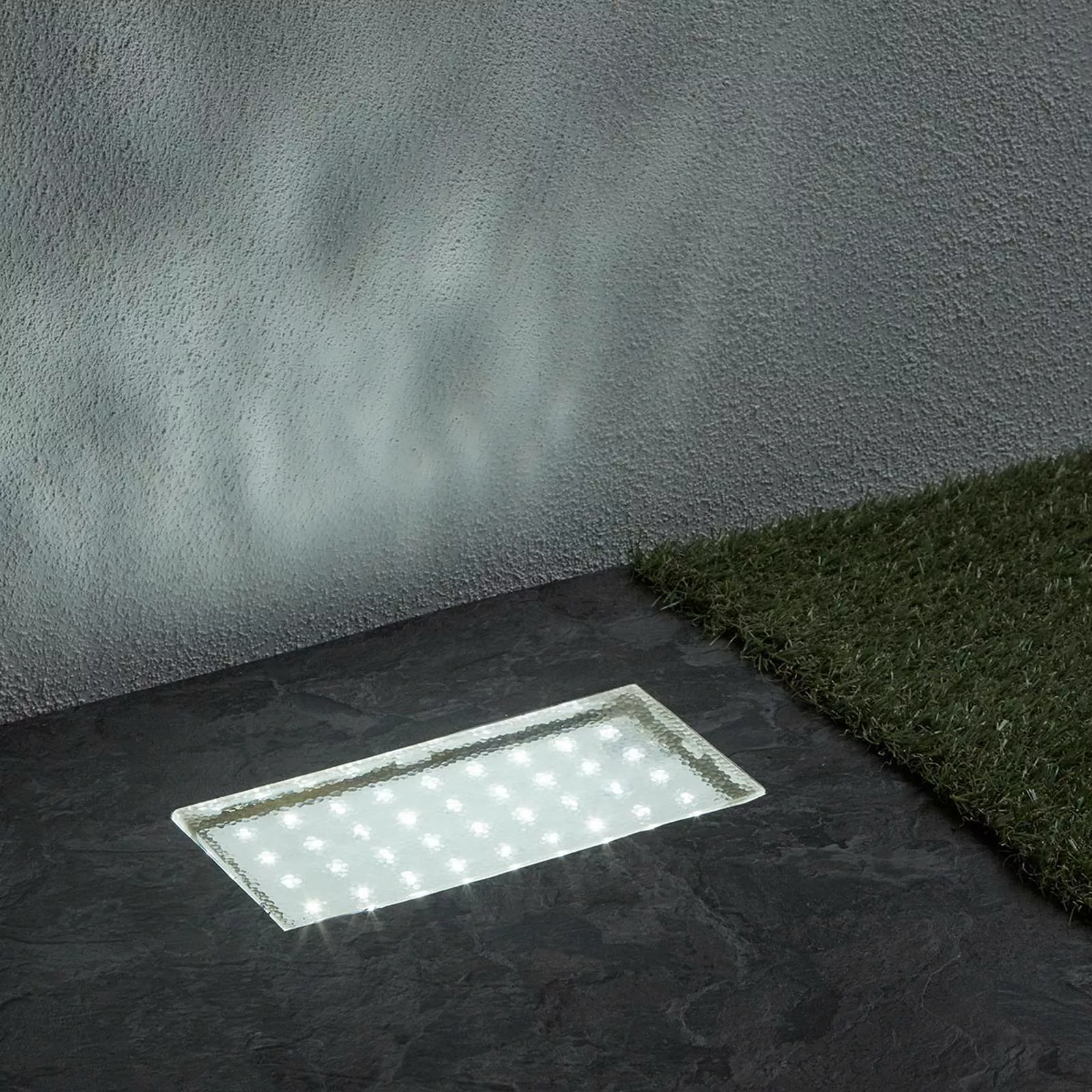 Rechteckige LED-Bodeneinbauleuchte Walkover, 20 cm günstig online kaufen