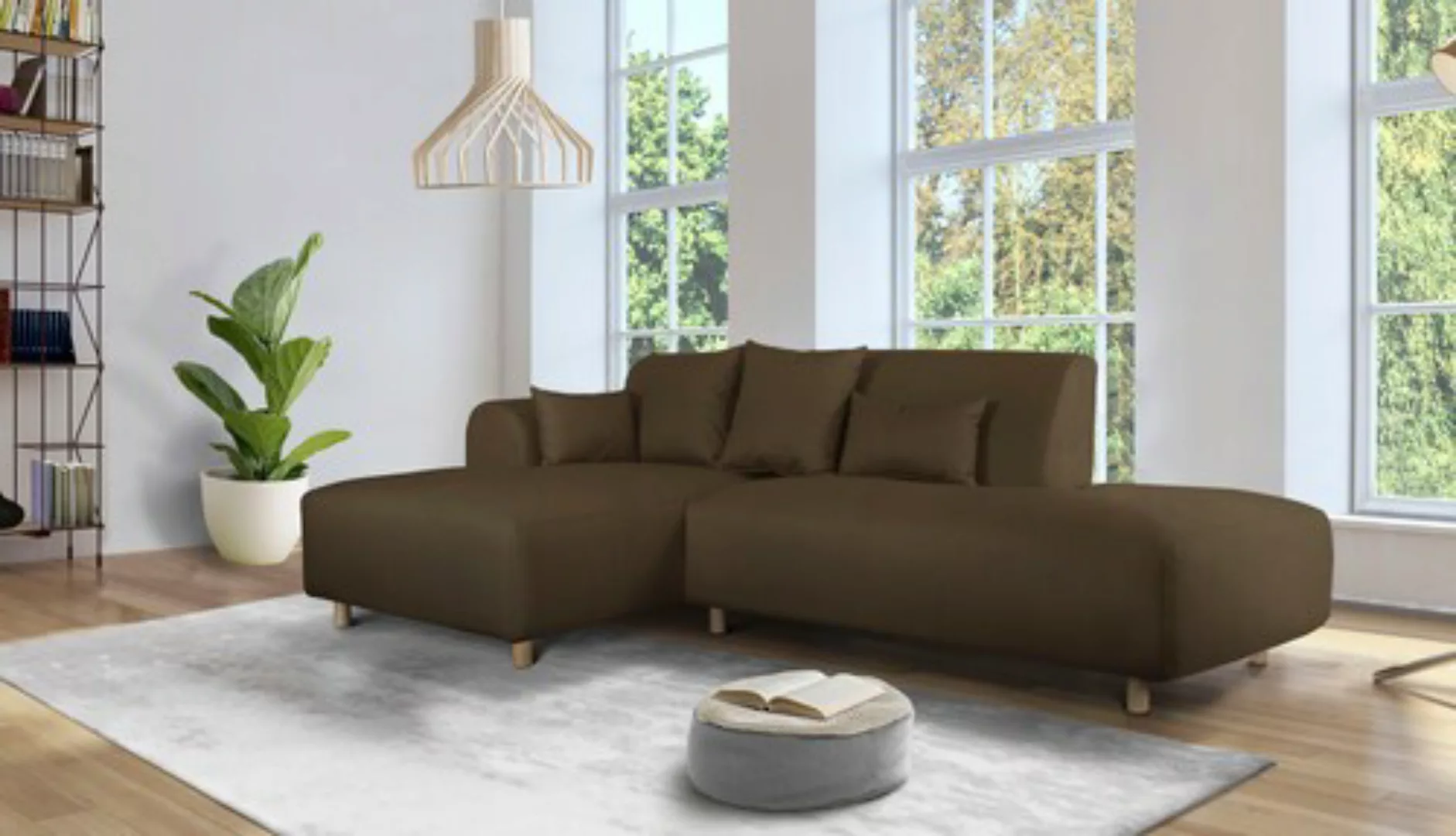 andas Ecksofa "Svennis L-Form", incl. Zierkissen, in 2 Bezugsvarianten günstig online kaufen