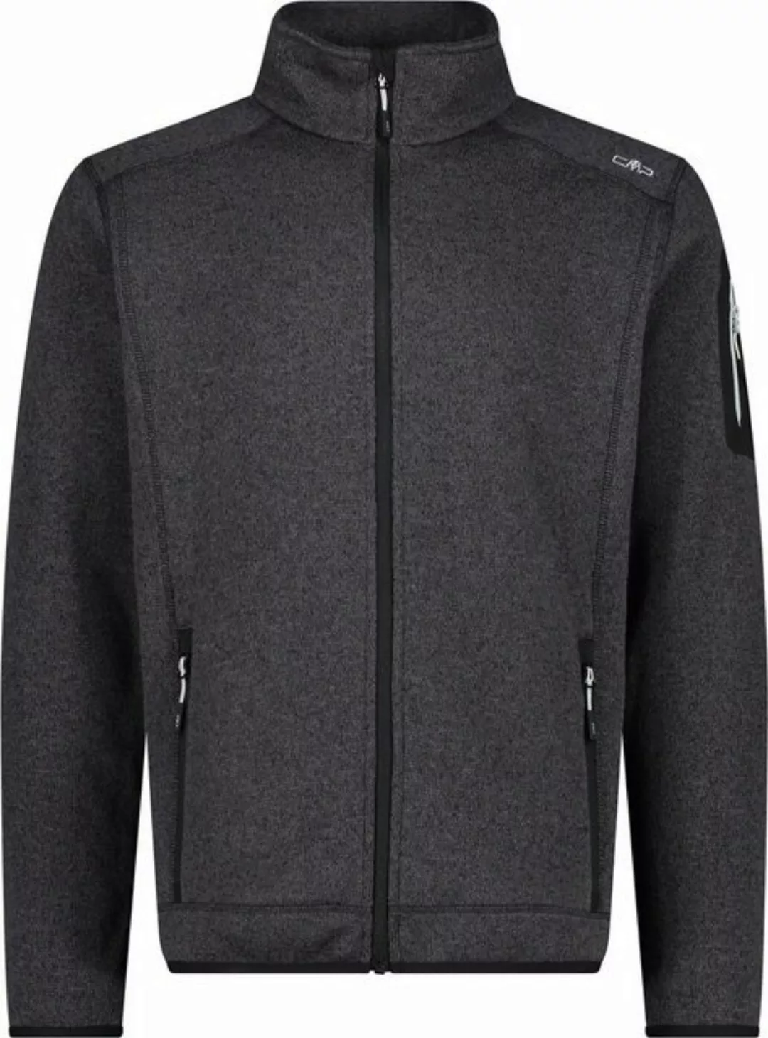 CMP Fleecejacke MAN JACKET 44UE NERO-GLACIER günstig online kaufen