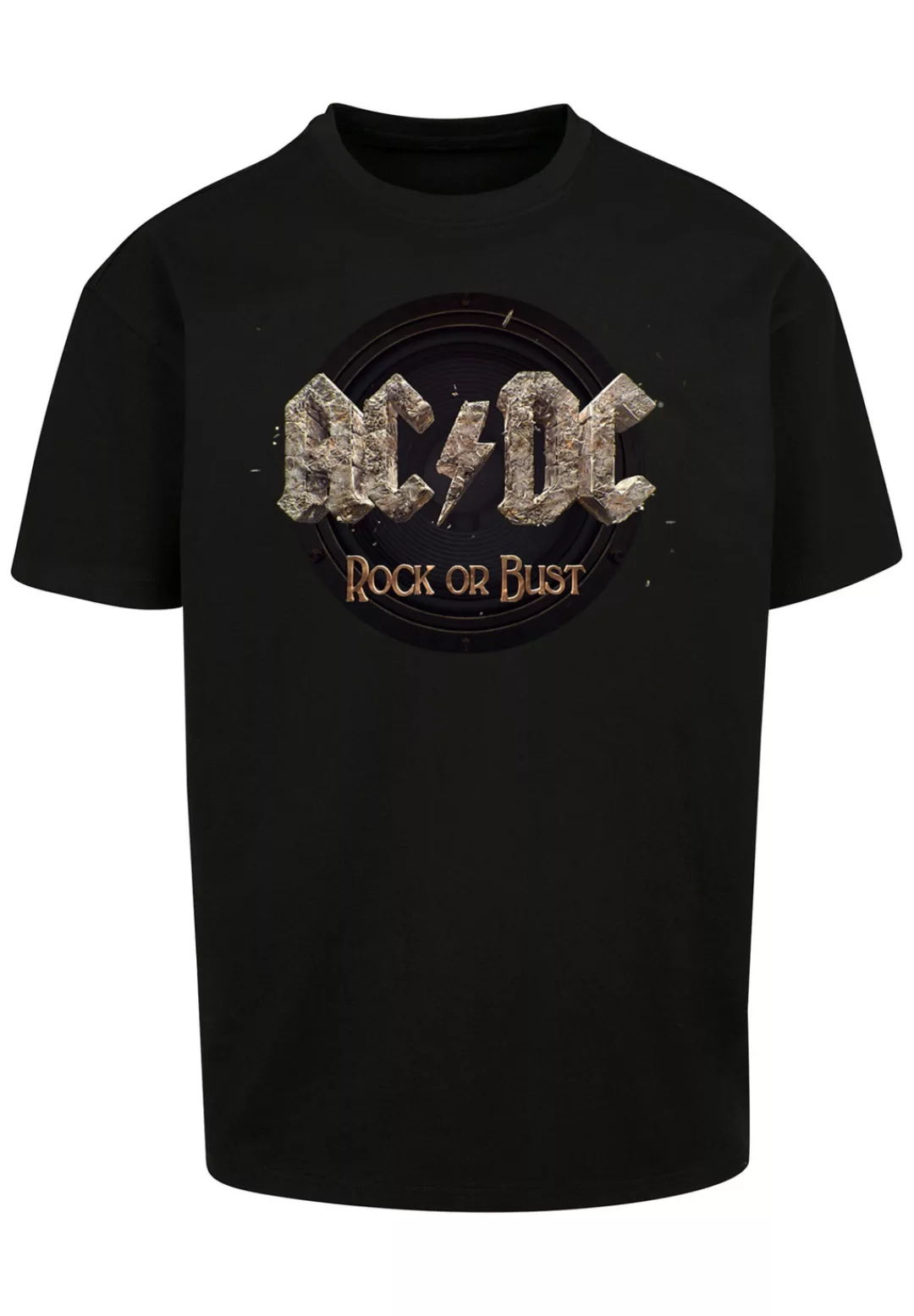 F4NT4STIC T-Shirt "ACDC Rock Band Shirt Rock or Bust", Print günstig online kaufen