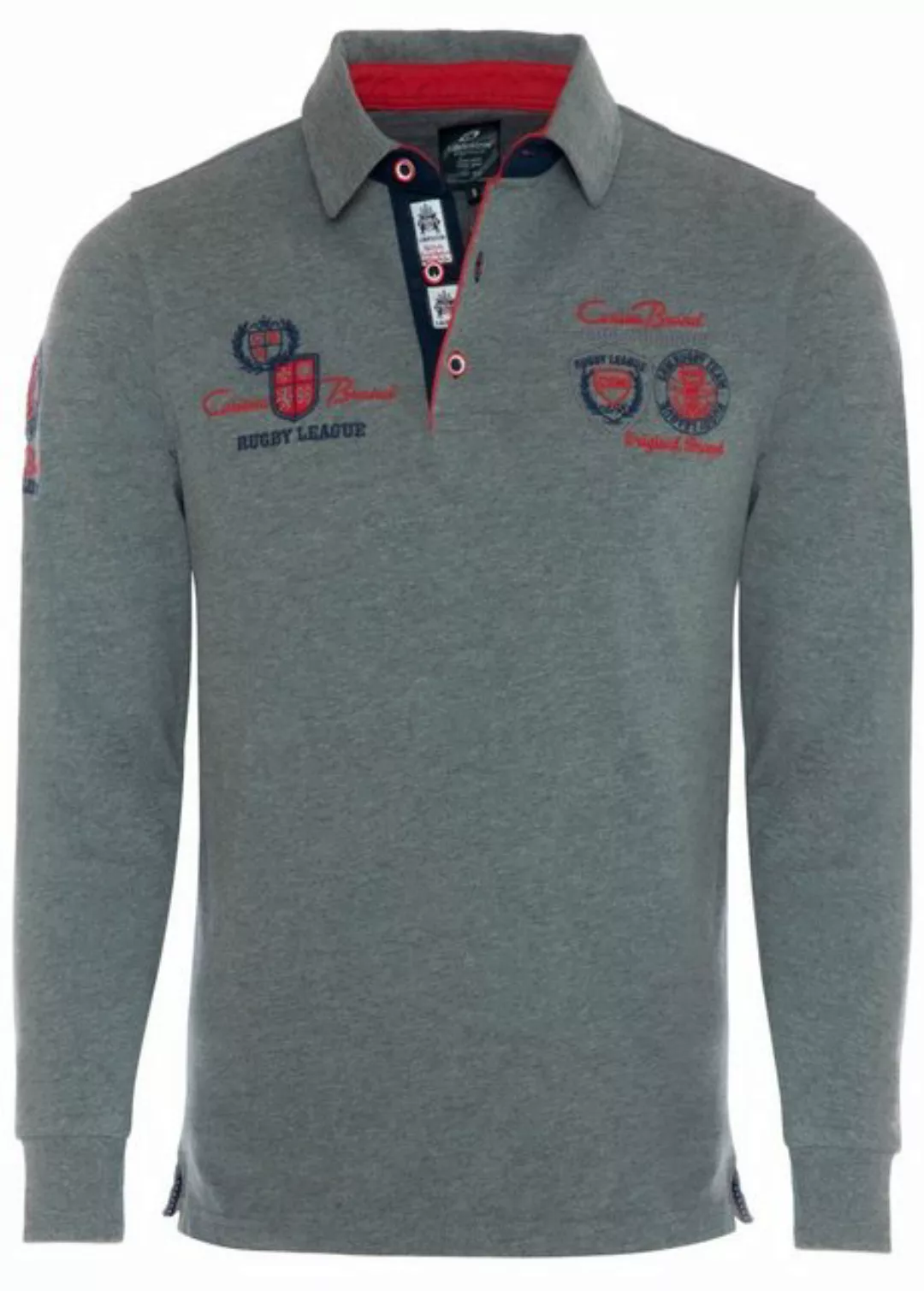 CARISMA Poloshirt mit Stickerei Rugby Team günstig online kaufen