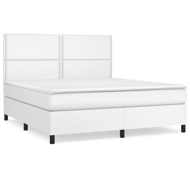 vidaXL Boxspringbett Bett Boxspringbett mit Matratze Kunstleder (180 x 200 günstig online kaufen