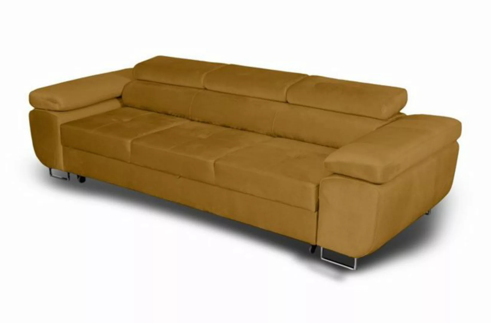 Beautysofa Schlafsofa Couch Dreisitzer Schlafsofa modernen Stil, mit Verste günstig online kaufen