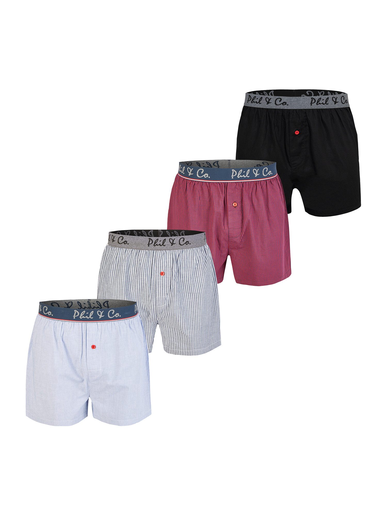 Phil & Co. Boxer Classic Checks günstig online kaufen