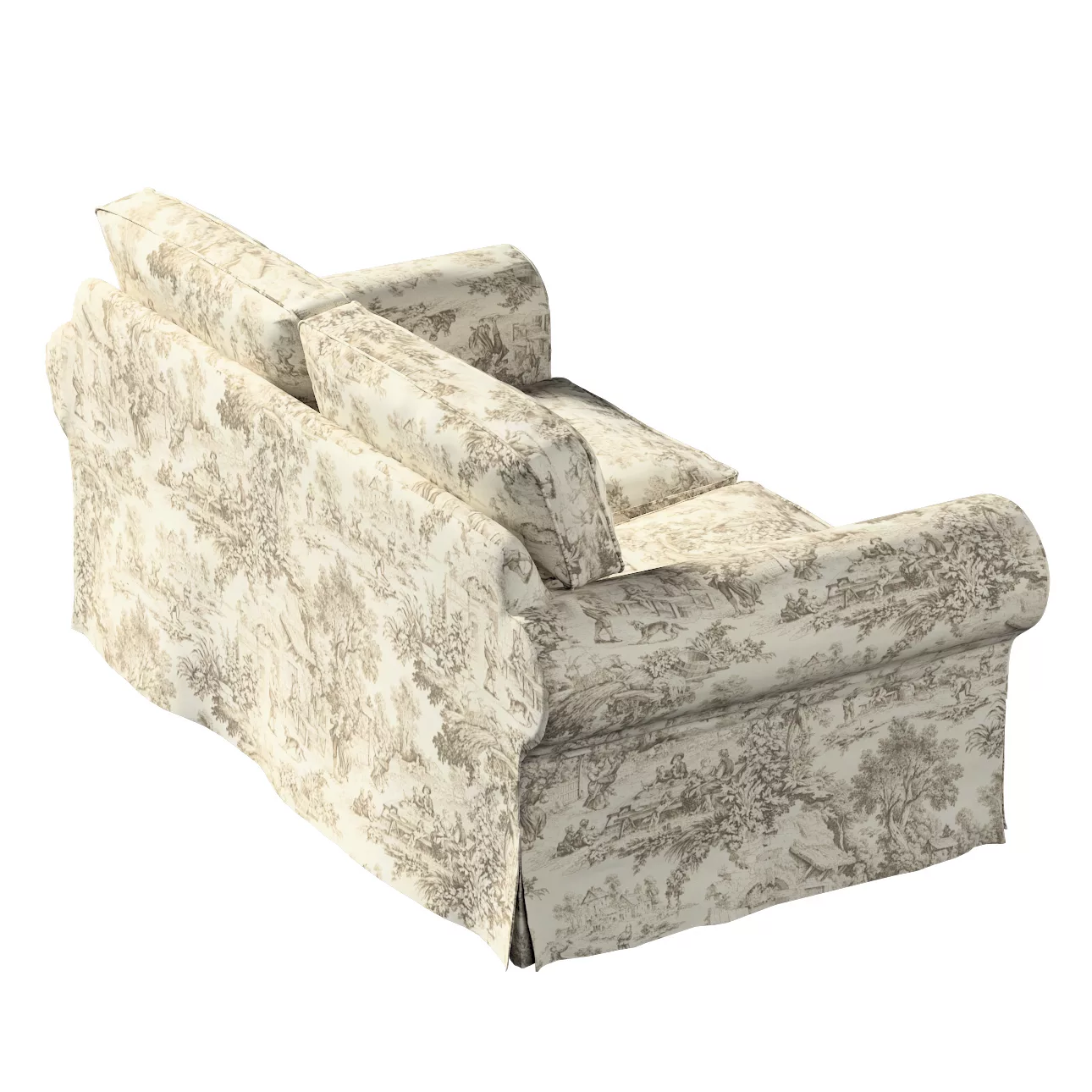 Bezug für Ektorp 2-Sitzer Schlafsofa NEUES Modell, ecru-beige, Sofabezug fü günstig online kaufen