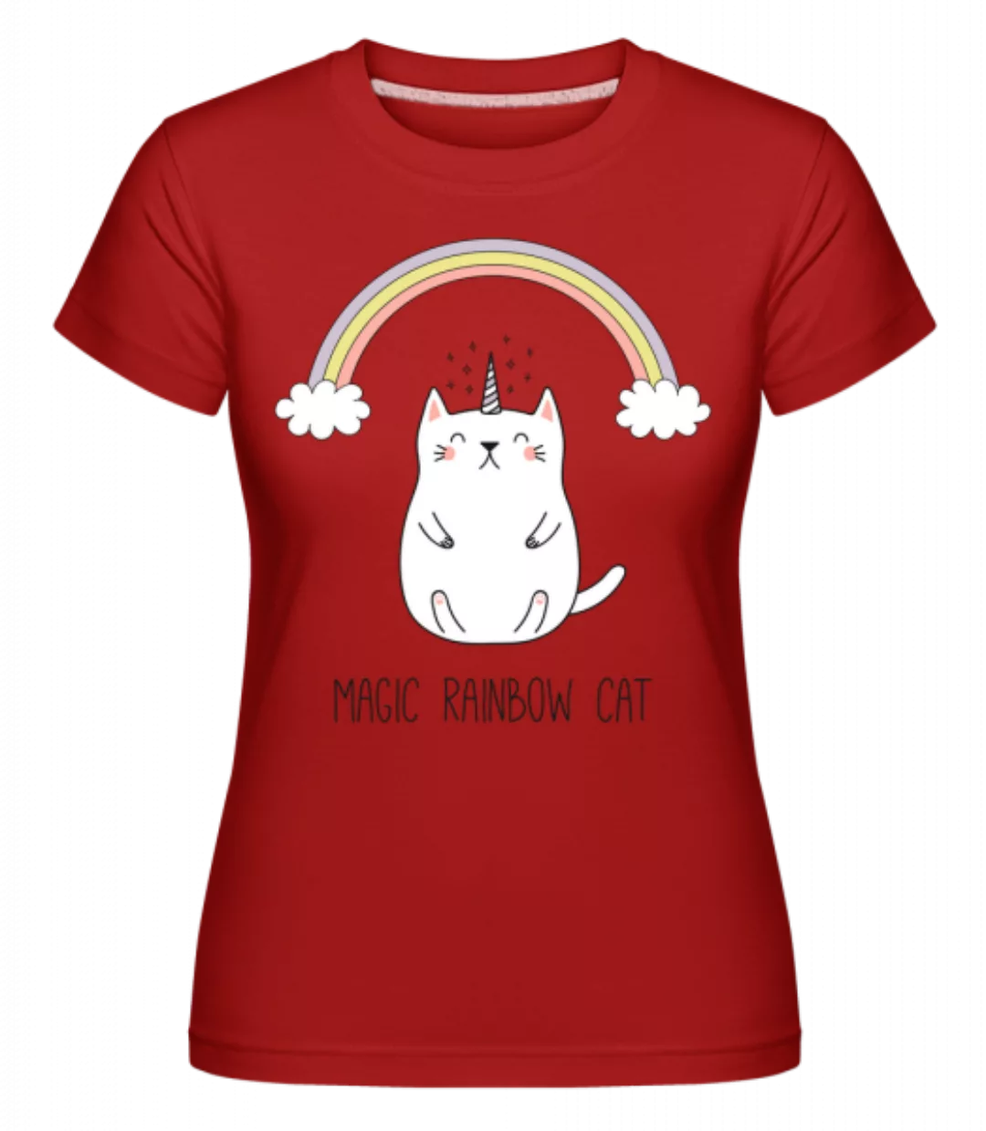 Magic Rainbow Cat · Shirtinator Frauen T-Shirt günstig online kaufen