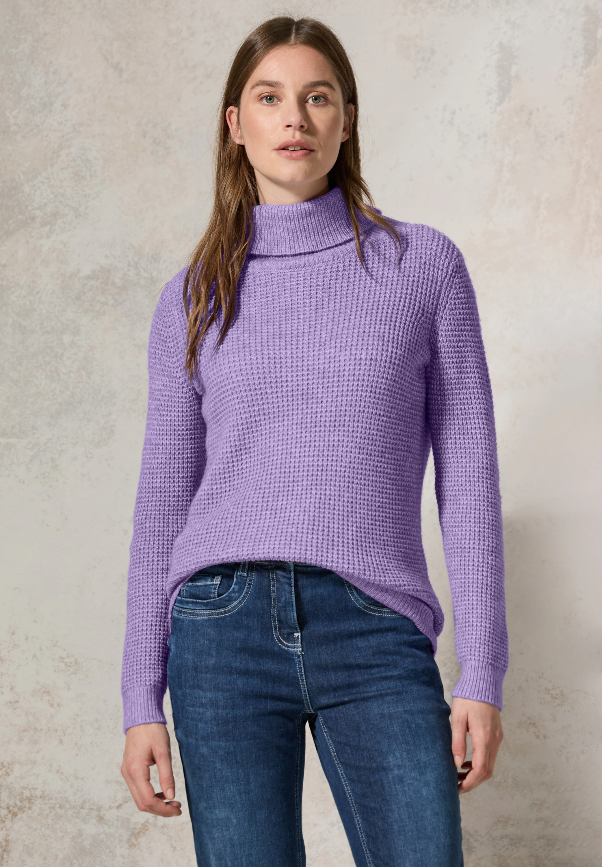 Cecil Rollkragenpullover, im soften Baumwoll-Mix günstig online kaufen