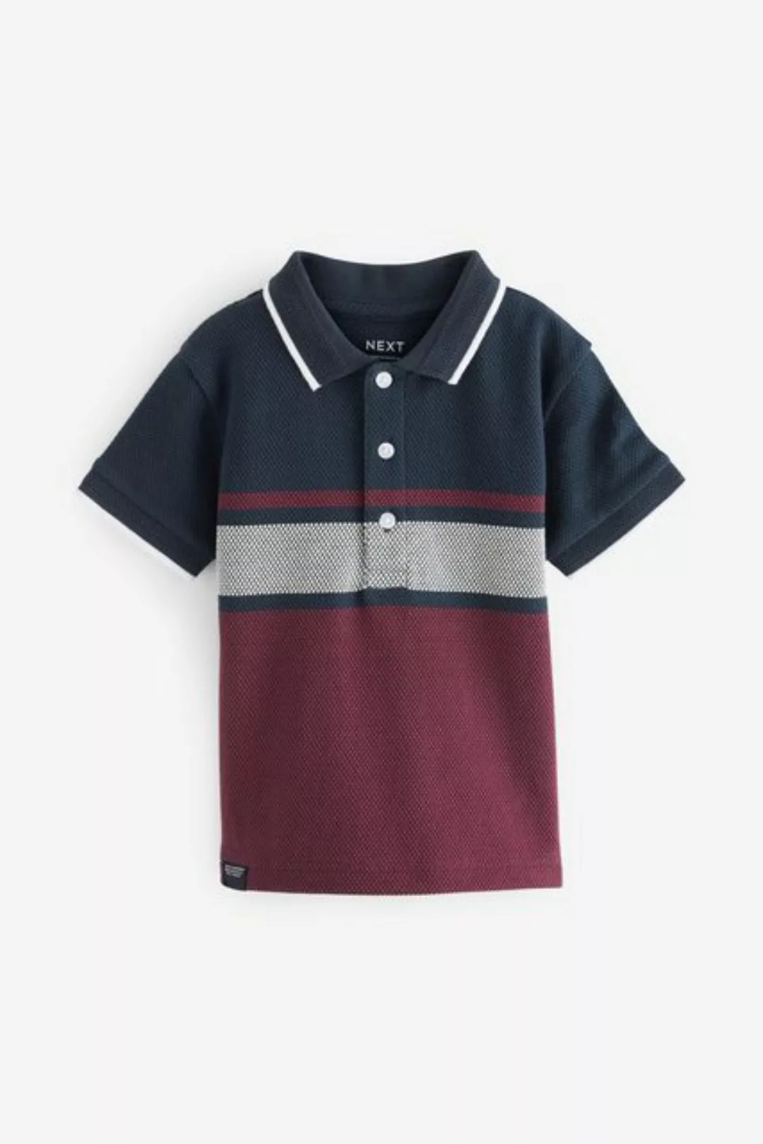 Next Poloshirt Kurzärmeliges Popcorn Polohemd (1-tlg) günstig online kaufen