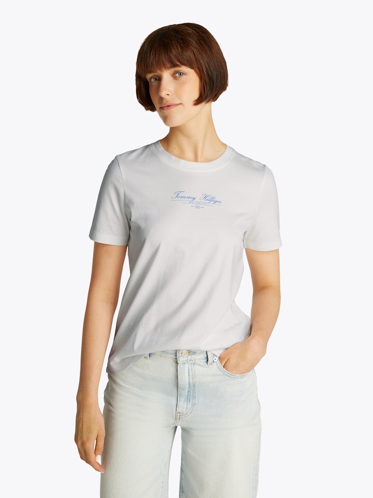 Tommy Hilfiger Damen T-Shirt Ww0ww45428 günstig online kaufen