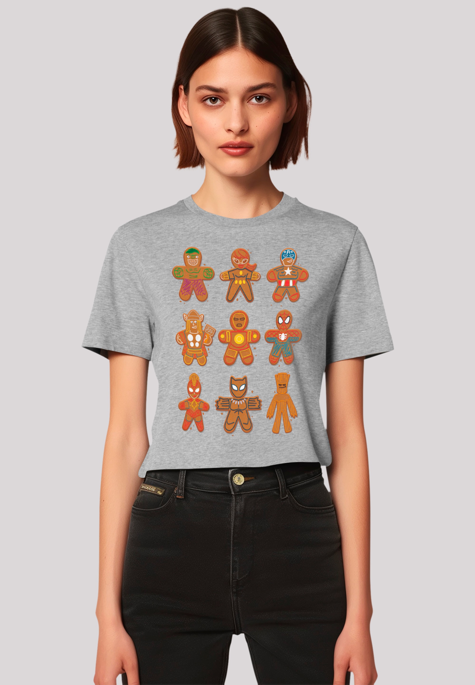 F4NT4STIC T-Shirt "Marvel Universe Christmas Gingerbread Avengers", Premium günstig online kaufen