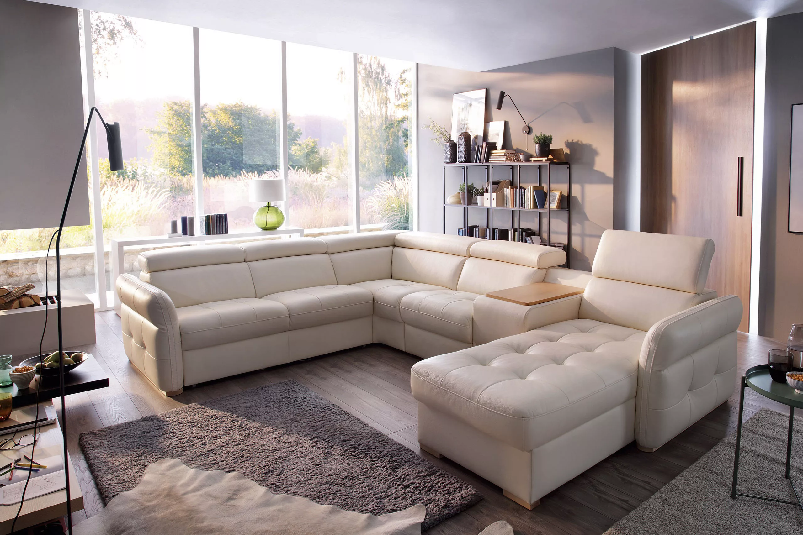 exxpo - sofa fashion Wohnlandschaft "Massimo, Familien Sofa mit viel Platz, günstig online kaufen