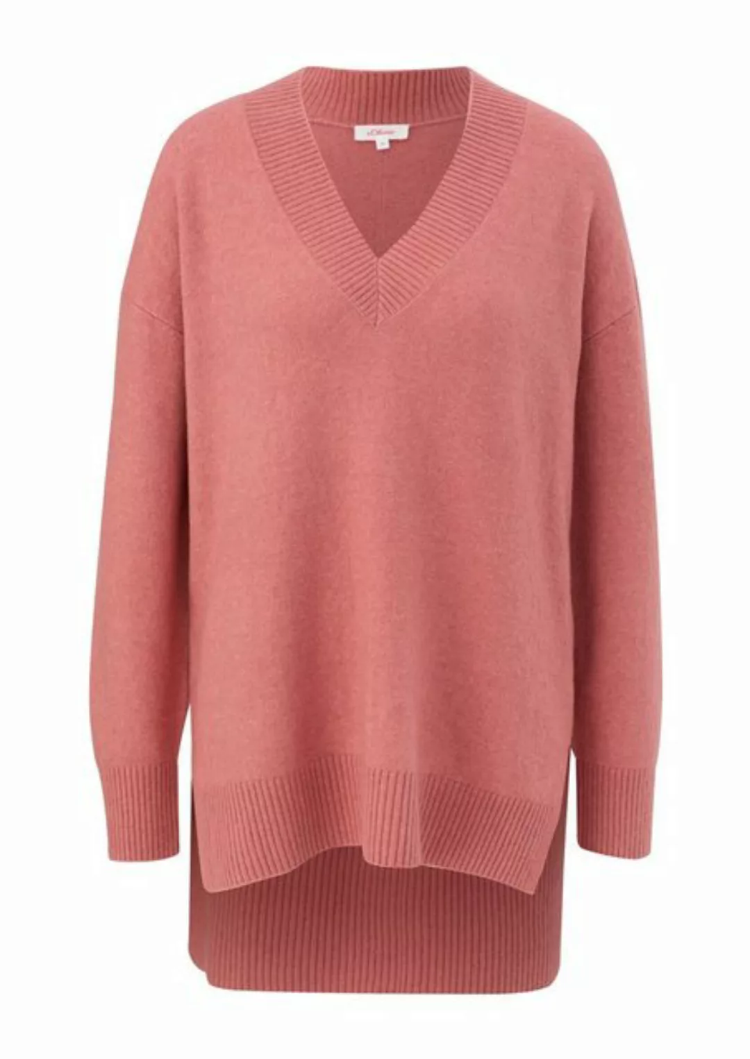 s.Oliver Longpullover mit asymmetrischer Schnittlänge günstig online kaufen