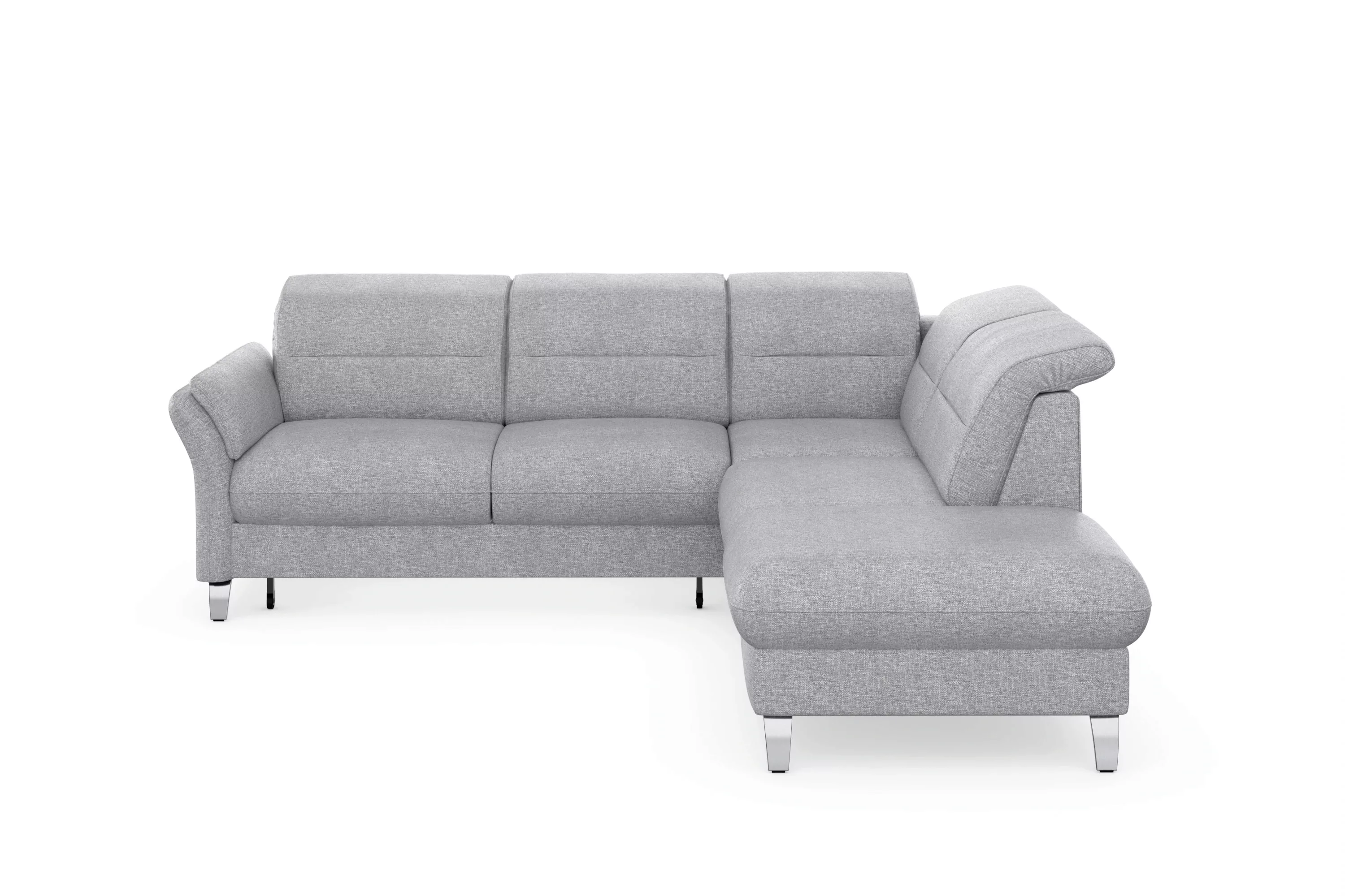 sit&more Ecksofa »Grenoble L-Form«, Federkern, wahlweise mit Bettfunktion, günstig online kaufen