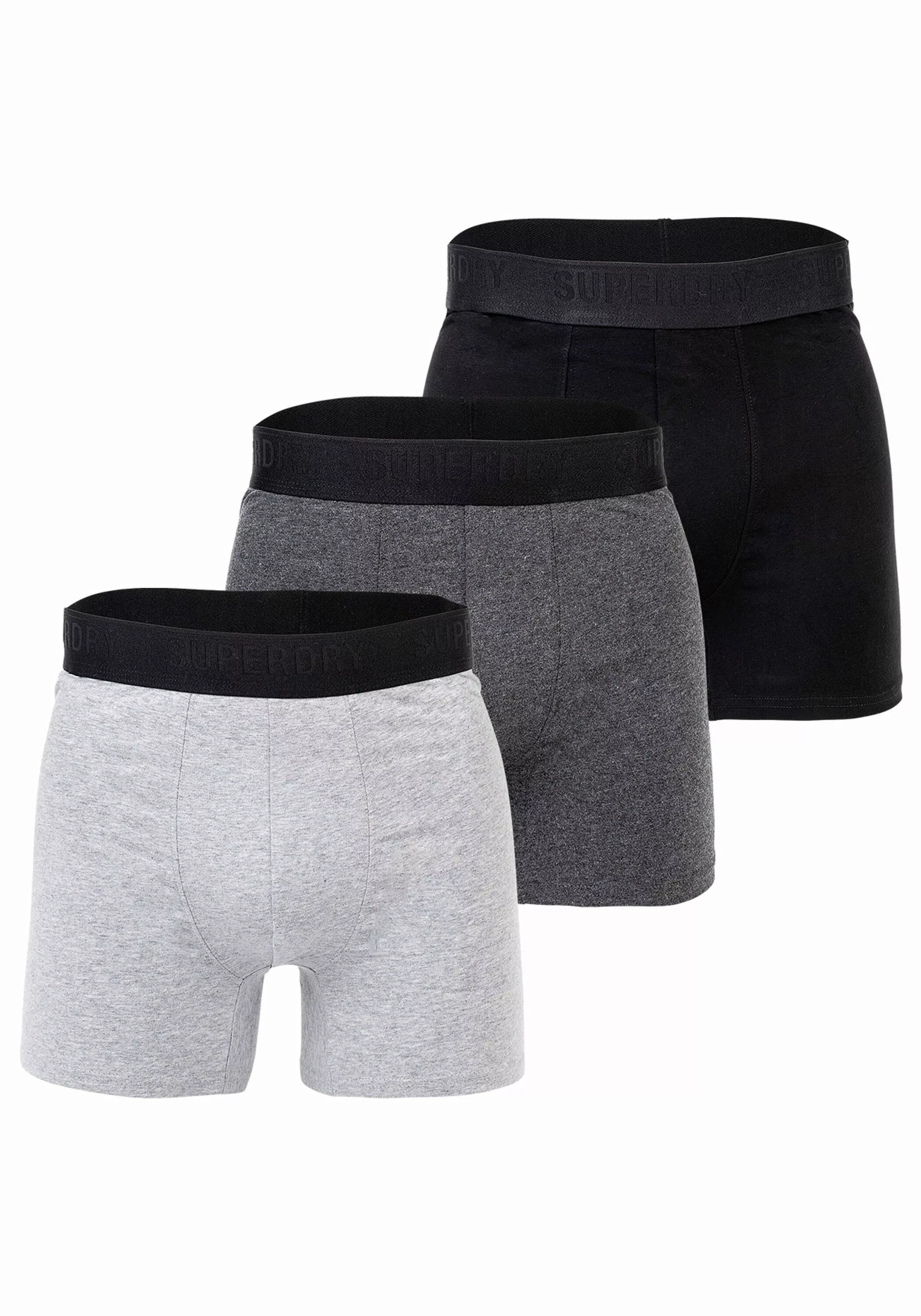 Superdry Langer Boxer "SD lg Boxer web wb 3x", (3 St., 3er-Pack), mit Logo günstig online kaufen