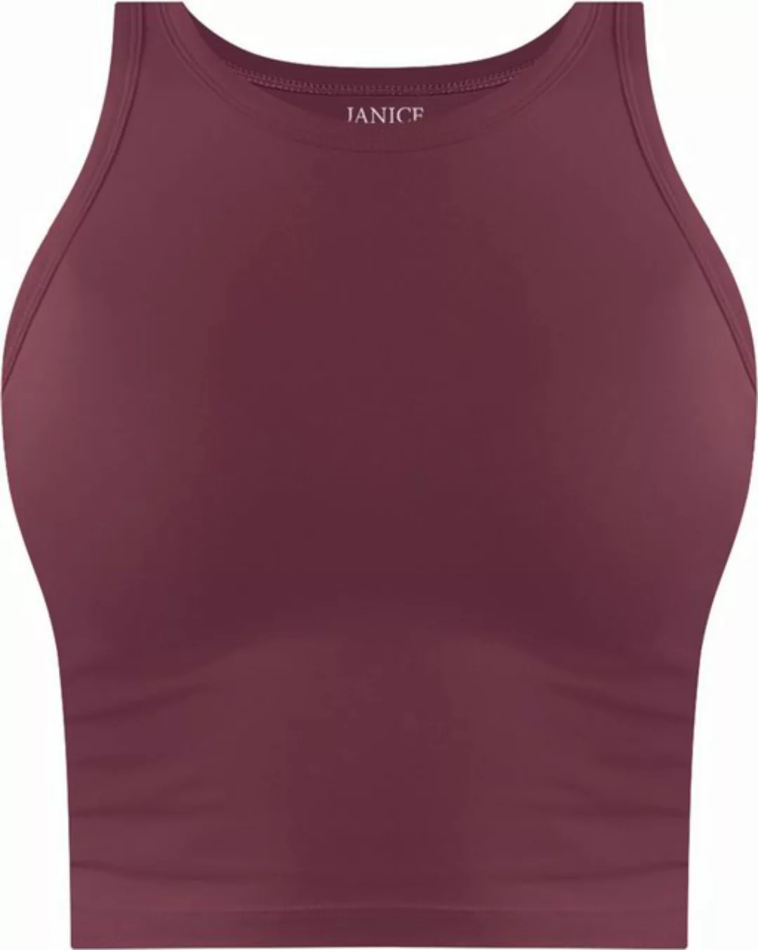 Janice Tanktop Damen crop Top hochgeschlossen Niah Kurzes Tanktop aus Baumw günstig online kaufen