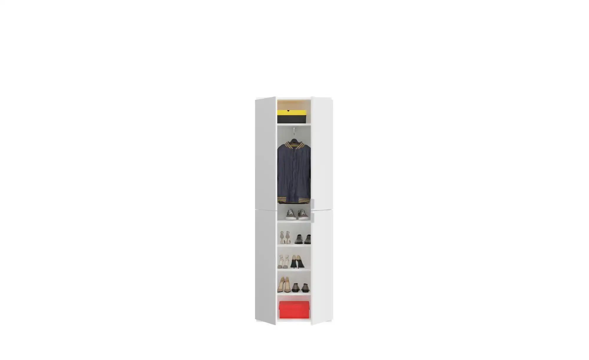 Mehrzweckschrank-Set  Projekt X ¦ weiß ¦ Maße (cm): B: 183 H: 193 T: 34.0 S günstig online kaufen