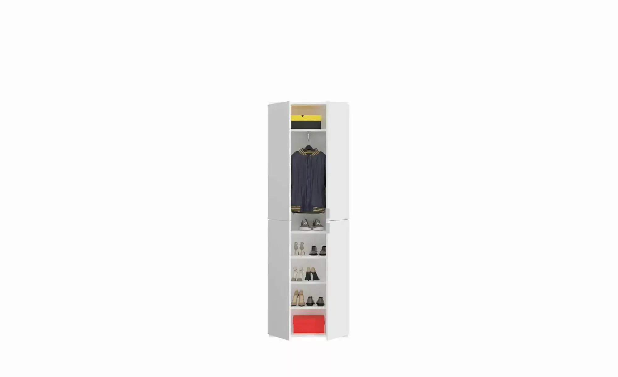 xonox.home Garderobenschrank 122 x 193 x 34 cm (B/H/T) günstig online kaufen