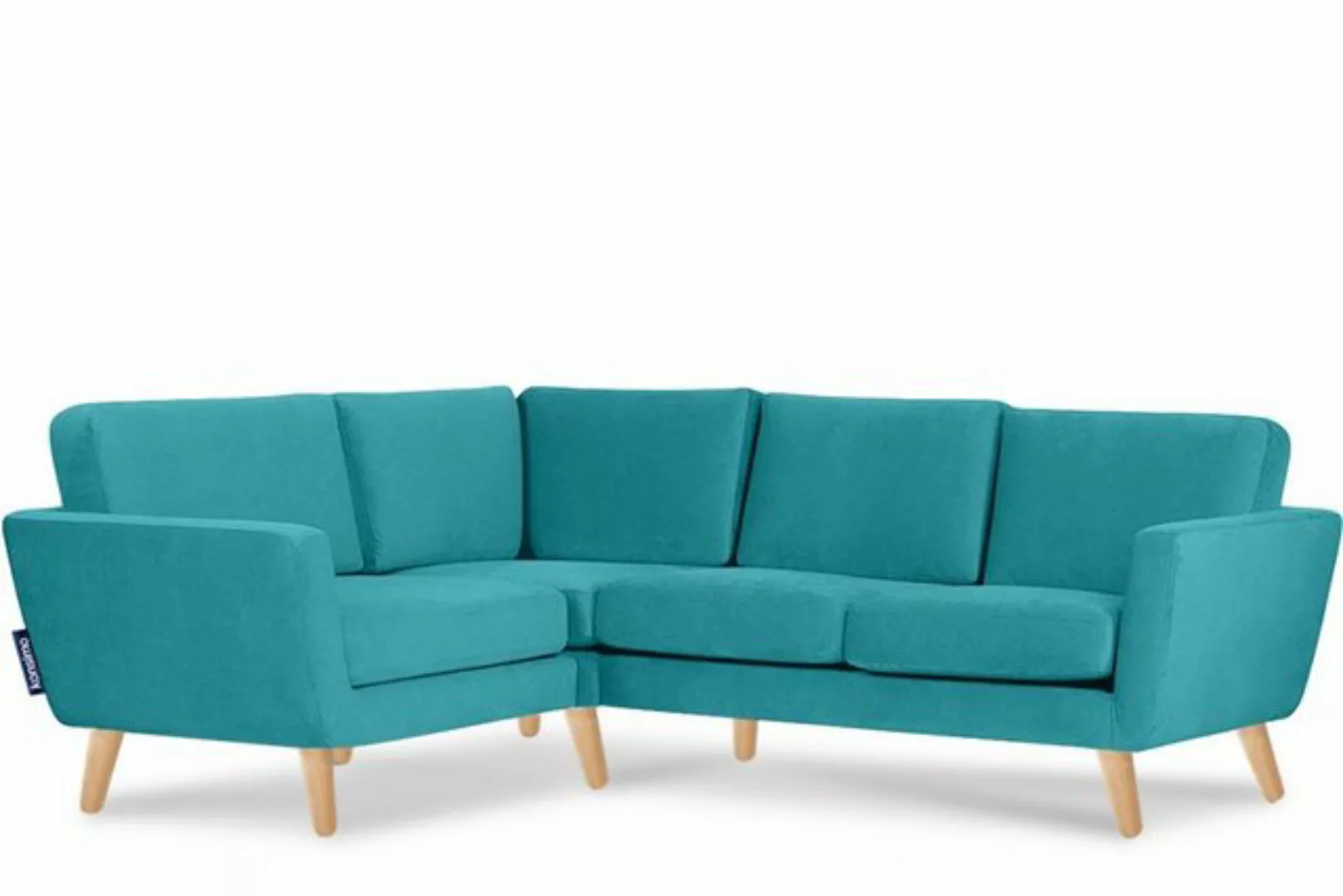 KONSIMO Ecksofa TAGIO Linke Eckcouch, Scandi-Stil, mit Armlehnen, Made in E günstig online kaufen