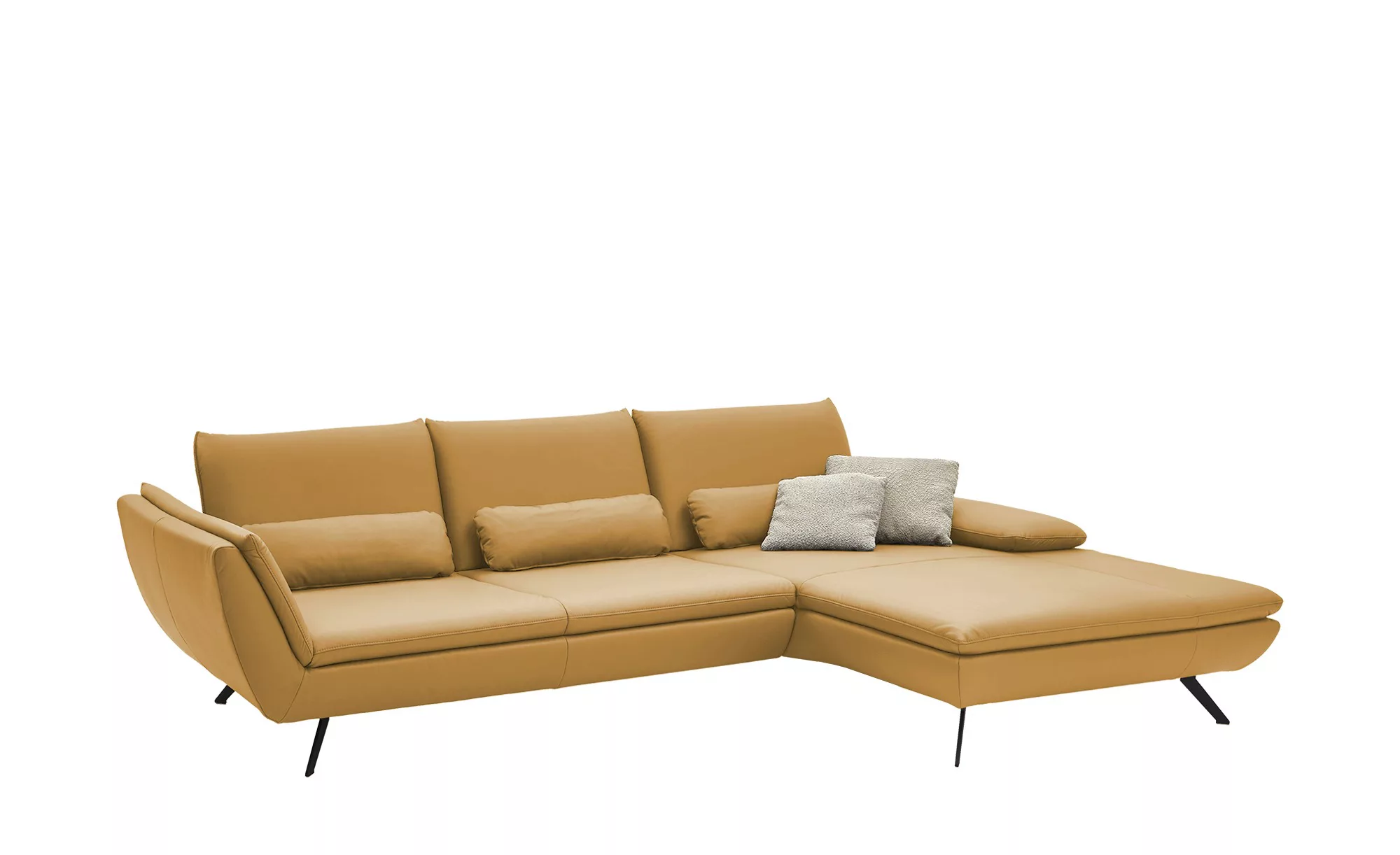 meinSofa Ecksofa  Luca ¦ gelb ¦ Maße (cm): B: 315 H: 88 T: 190 Polstermöbel günstig online kaufen