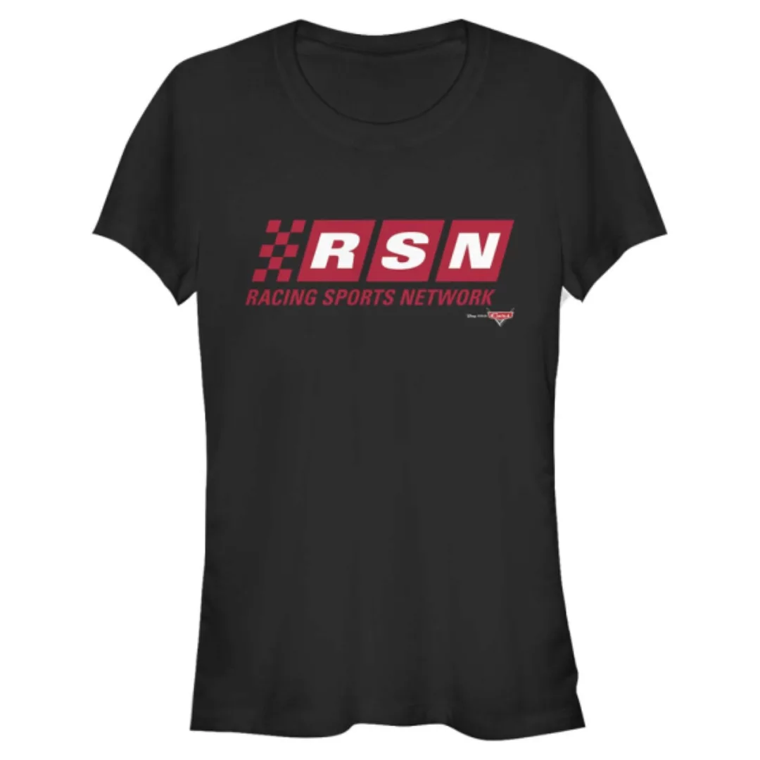 Pixar - Cars - Logo Racing Sports Network - Frauen T-Shirt günstig online kaufen
